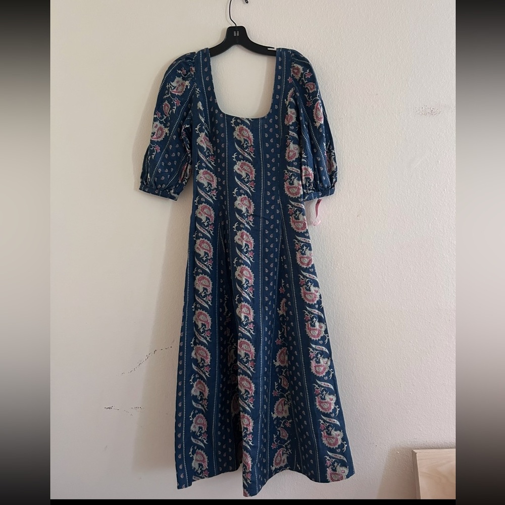 Polo Ralph Lauren Linen Paisley Midi Dress